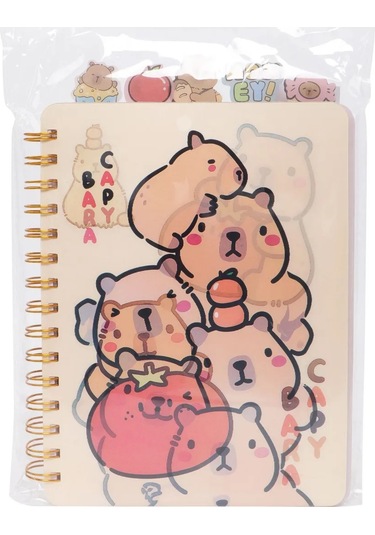 Kari Kapibara Blocknot 3d 451861088 Bej