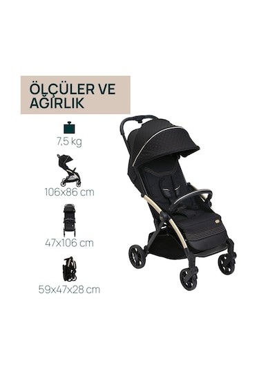 Chicco Goody XPlus Bebek Arabası Siyah