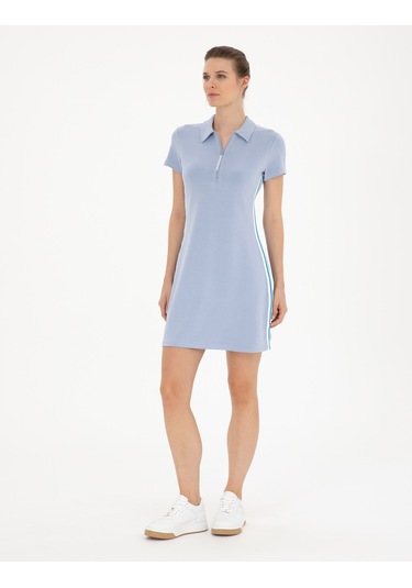 Pierre Cardin Kadın Mavi Elbise Örme 50285588-vr249