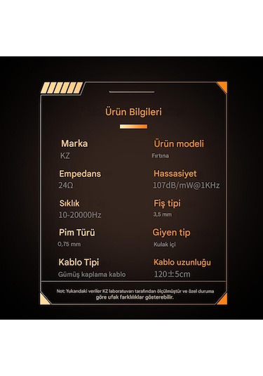 Kz Gale Kulak İçi Monitör Çift Mikrofonlu Oyuncu Kulaklığı Gale