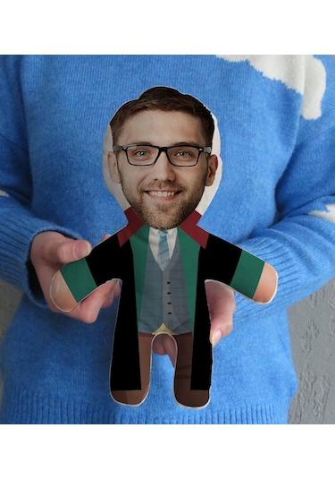 Bk Gift Hediye Kutusunda Kişiye Özel Fotoğraflı Erkek Avukat Tasarımlı Bebek Yastık, Arkadaşa Hediye, Sevgiliye Hediye, Doğum Günü Hediyesi