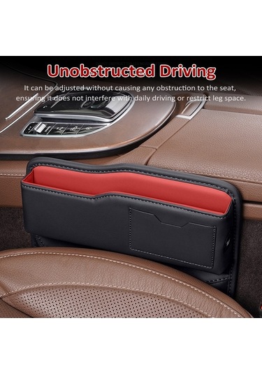 Ulzyvf Araç Kolçak Organizatörü - Pu Deri Çok Amaçlı Depolama Çözümü