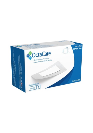 Medikaltec Nonwoven Steril Pedli Esnek Yara Örtüsü 5cm X 9cm Tekli Steril Paket 50'li Kutu