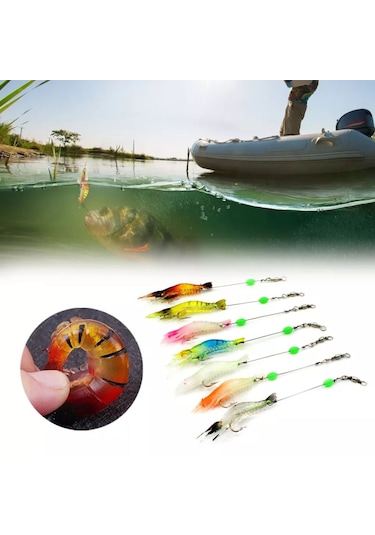 MSO Olta Balıkçılık Fosforlu Silikon Karides Yapay Yem