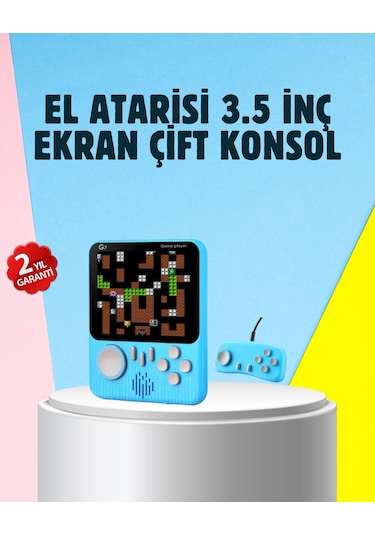 666 Klasik Oyunlu Mini Retro Konsol - Büyük Ekran Desteği