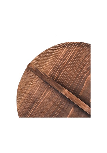 Tavalar Ve Tencere İçin Doğal Ahşap Kapak, 28 Cm, Kahverengi Doğal Ahşap