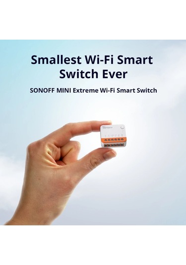Ranyeek Sonoff Mını R4 Akıllı Anahtar Modülü: Wifi İle Uzaktan Kontrol, Çift Kontrol Fonksiyonu, Alexa Ve Google Home Uyumlu, Ev Otomasyonu Beyaz