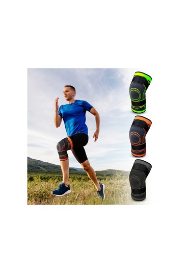 Yuntech01 Sporcu Dizlik - Esnek Nylon Ve Spandex Malzeme İle Rahat Destek Siyah, S Beden Çok Renkli