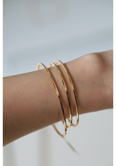 Yenigün Kuyumculuk Üçlü Ajda Altın Bilezik