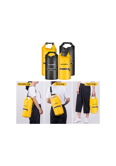 Yunboo Su Geçirmez Şamandıralı 20l Sırt Çantası - Plaj Ve Su Sporları İçin Çok Renkli