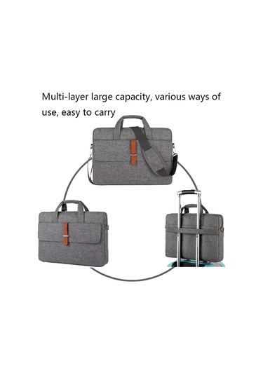 Sones Çok İşlevli Aşınmaya Dayanıklı Omuz Tipi El Tipi Dizüstü Bilgisayar Çantası, Boyut: 14 - 14,6 İnç Diğer