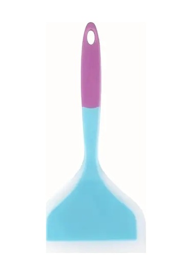 Awesomestore Mavi Çok Amaçlı Silikon Spatula: Yapışmaz, Isıya Dayanıklı, Pancake Biftek Izgara İçin Mavi