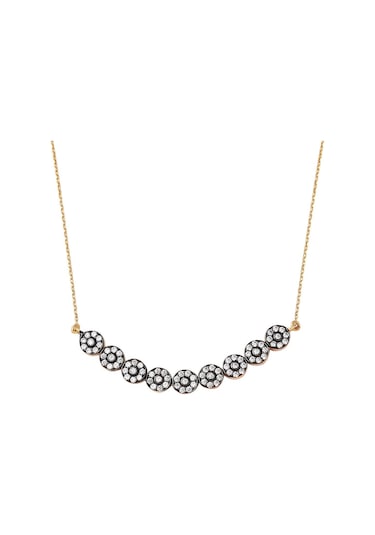 Efruz Kolye & Küpe Rose Altın Set TDT555-ST2