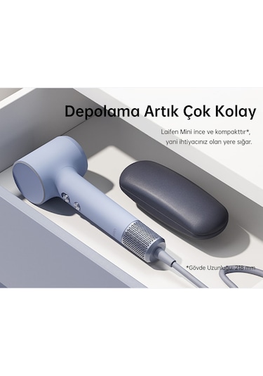 Laifen Mini Saç Kurutma Makinesi - Mavi