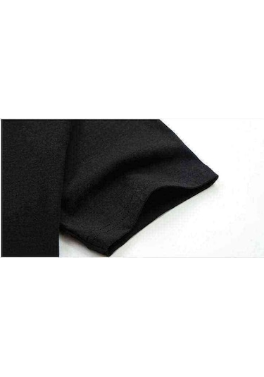 Marilyn Manson Mm Baskılı Siyah Erkek Tshirt