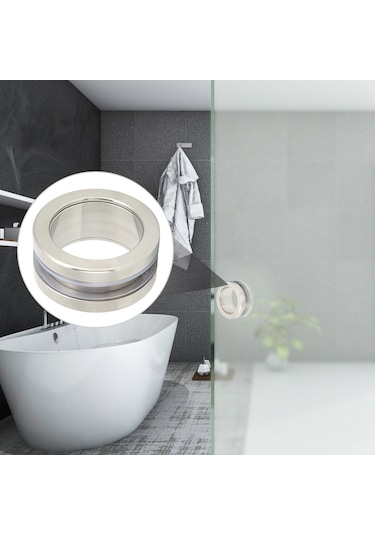 Paslanmaz Yuvarlak Cam Kolu Gömme Duş Kabini Çekme Düğmesi Huiliang