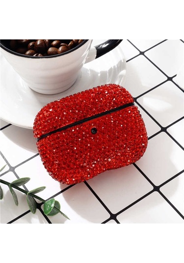 Noktaks - Airpods Pro Uyumlu Airpods Pro - Kılıf Diamond Silikon Kılıf - No5