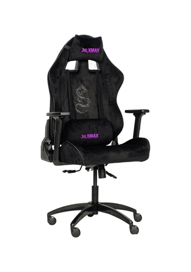 Rio Black Balerion Komple Baby Face Terletmez Kumaş Siyah/mor Profesyonel Oyuncu Koltuğu