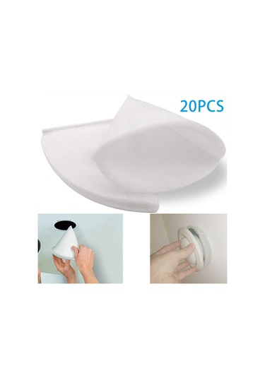 Homyl 20x Konik Egzoz Valfi Filtreleri Ev Banyo Mutfak Için Beyaz