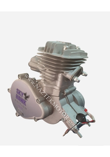 Skyhawk 85cc 2 Zamanlı Benzinli Bisiklet Motor Kiti Çok Renkli