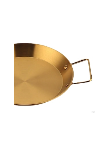 Kore Ramen Pot Anında Erişte Mutfak Tencere Tencere Çift Kulak Tavası Kuru Paslanmaz Çelik 28cm