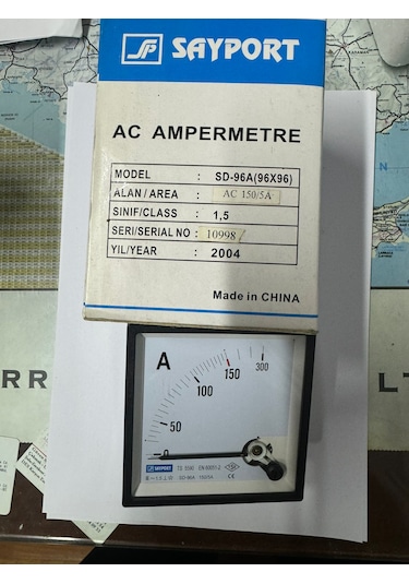 Sayport Ac Ampermetre Sd-96a 96x96