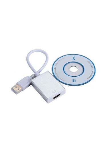 Usb 3.0 To Hdmi Çevirici Usb 3.0 Hdmı Kablo Görüntü - Ses (533632686)