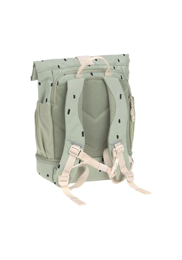 Lassig Happy Prints Mini Rolltop Sırt Çantası Light Olive Yeşil