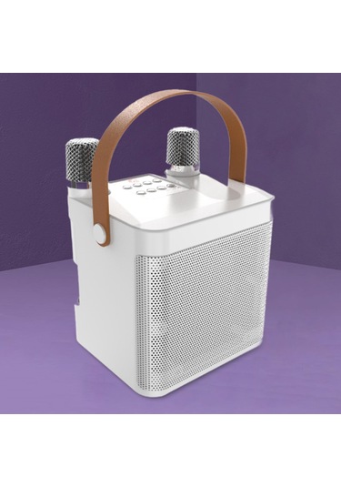 Suntek Taşınabilir Hoparlör Çok İşlevli Kolay Beyaz