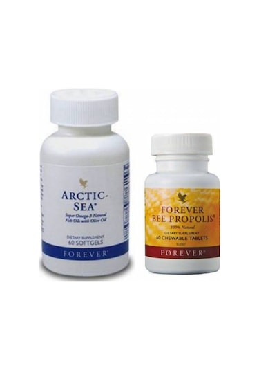 Forever Bee Propolis 60Tablet Omega 3 Balik Yaği 60Tablet