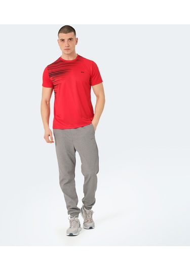 Slazenger RAVEN Erkek  Kırmızı Tişört