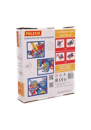 Polesie 56 Parça 2'Si 1 Arada Uçak Yapım Seti N:72962