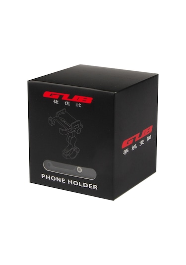Gub Plus 18 Alüminyum Alaşımlı Cep Telefon Tutucu Darbeye Dayanıklı Bisiklet Telefonu Montaj Braketi Çok Renkli