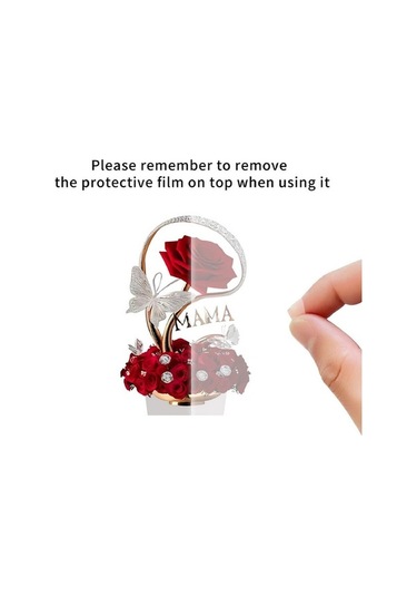 Pazly Tabela Süsü Suntek Şömine Plakası Ofis Gül Düz Cm Çiçek 2d 13,73x21 Kt 13,73x21 Cm