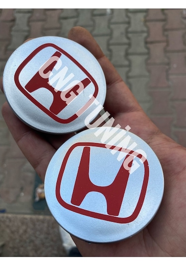 Honda Fd6 Jant Göbegi Kırmızı Logo 4 Adet