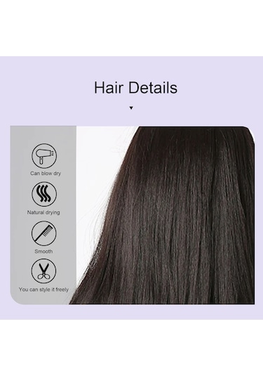 Kadın's Peruk 30 İnç Uzun Siyah Kıvırcık Saç Peruk Patlamalı Doğal Görünümlü Dalgalı Per Sentetik Saç Peruk Kaynak Çıtçıt 58638592