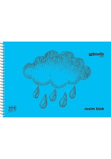Mynote Spiralli Pp Kapak 25x35 - 30 Yaprak Resim Defteri