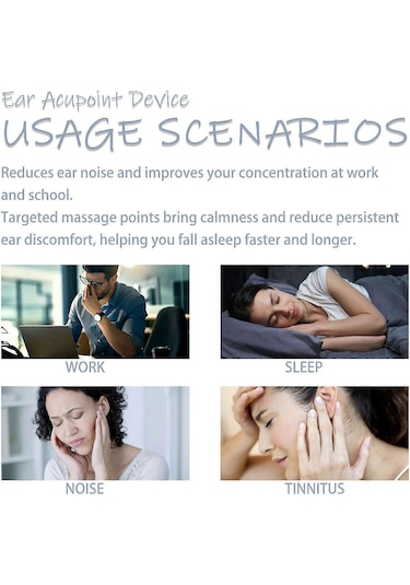 Purehear Kulak Akupunktur Cihazı, Kulak Ağrısını, Kulak Çınlamasını, Kulak Kanamasını, Kulak Akupunktur Bakımı, Masaj Tıkacı