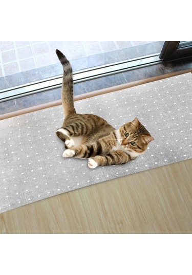 Homyl Kedi Halı Koruyucu Mat Temizle Kediler Çizilmeye 31cmx160cm