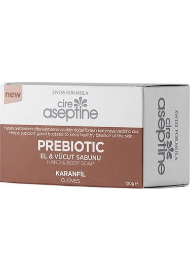 Cire Aseptine Prebiotic Karanfil El ve Vücut Sabunu 100 G