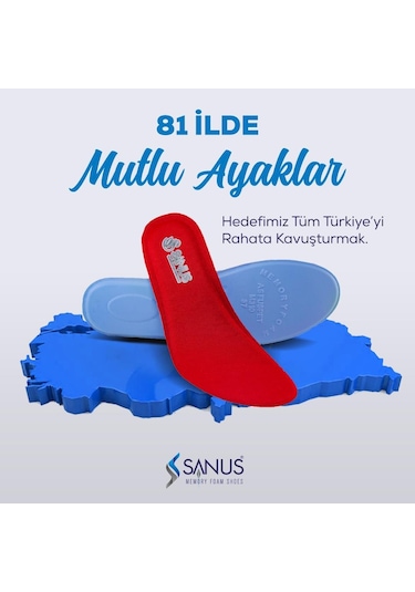 Sanus M300 (M800) Memory Foam Hafızalı Günlük Tabanlık