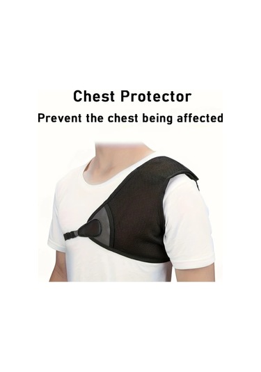 Fochsia Siyah Ayarlanabilir Okçuluk Göğüs Koruyucu Nefes Alabilir Ağ Yapılı Yumuşak Polyester