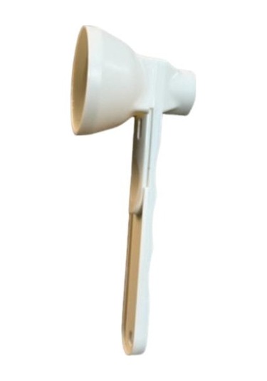 Ölçü Kaşığı Huni İle 2'si 1 Arada Dökülmeye Karşı Huni Kaşık Kaydırıcı Mutfak Kaşığı Toz Süt Kahve Protein Tozu Ölçmek İçin Beyaz