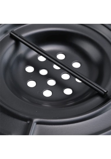 Ulzyvf Siyah Tavası, Izgara Plakası, Rafı, Fırçalı Fryer İçin Buharlı Air Xw Siyah