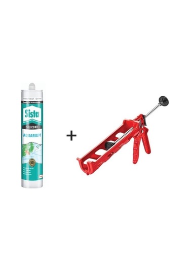 Sista Akvaryum Silikonu 310 Ml + Plastik Silikon Tabancası