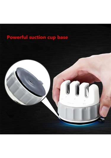 Pazly Pratik Mutfak Vantuz Bıçak Bileyici - Ev Bıçak Bileme Aracı - 36 Altın Açılı Bıçak Açıcı - Güvenli Ve Dayanıklı