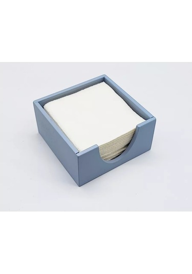 Adwoodcraft Peçetelik 14x14x7 Cm, Gri-mavi 214689569 Grayish-blue
