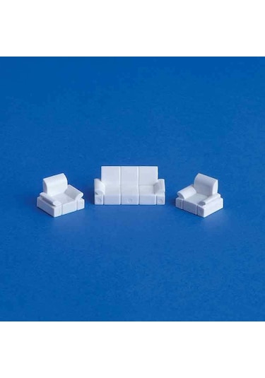 Eshel Maket Elika Koltuk Takımı 1/100 1'Li