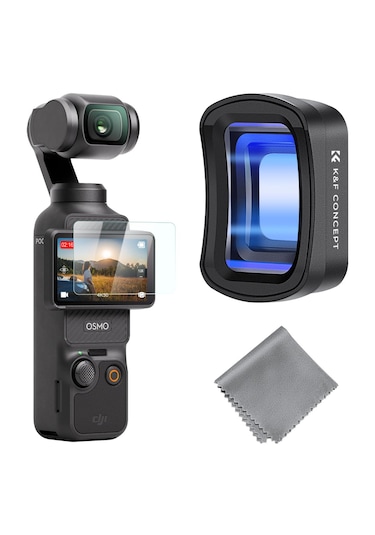 K&f Concept Magnetic 1.2x Anamorfik Lens Djı Osmo Pocket 3 Comb
