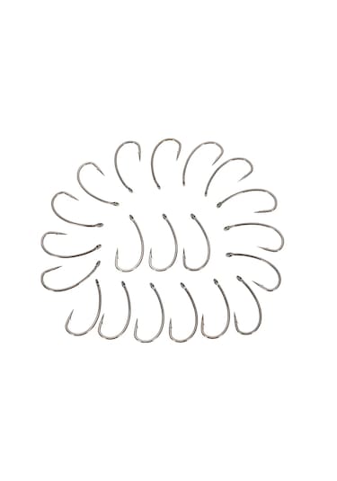 Jeehugo 20 Adet Karbon Çelik 4 Numara Eğik Saplı Balık İğnesi - Dışarıda Balık Tutmak İçin Ideal